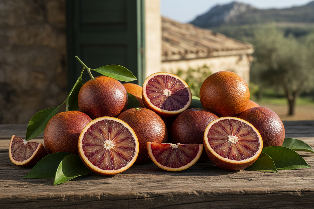Arance rosse di Sicilia ricche di Vitamina C - Benefici per la salute a gennaio
