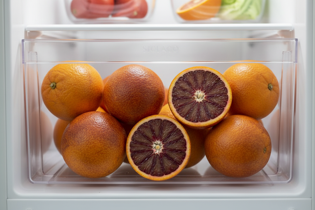 Arance online siciliane Tarocco conservate in frigorifero - come conservare arance fresche